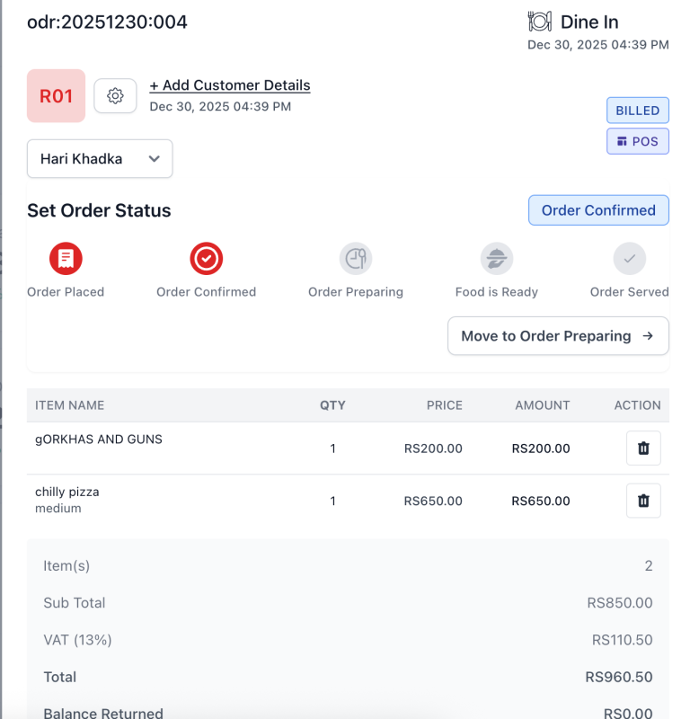 Streamline Order Management